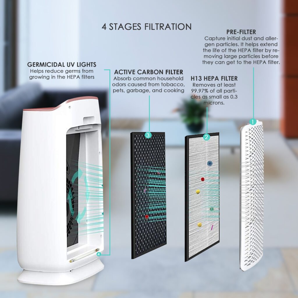 True Hepa H13 Smart Air Purifier Crane Philippines