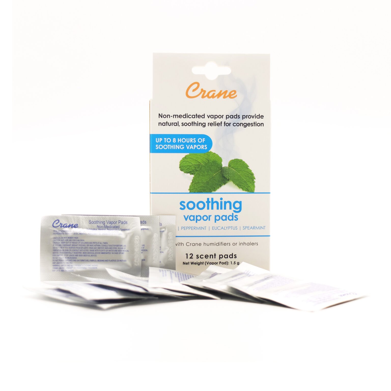 Crane Universal Vapor Pads Menthol Eucalyptus Crane Philippines